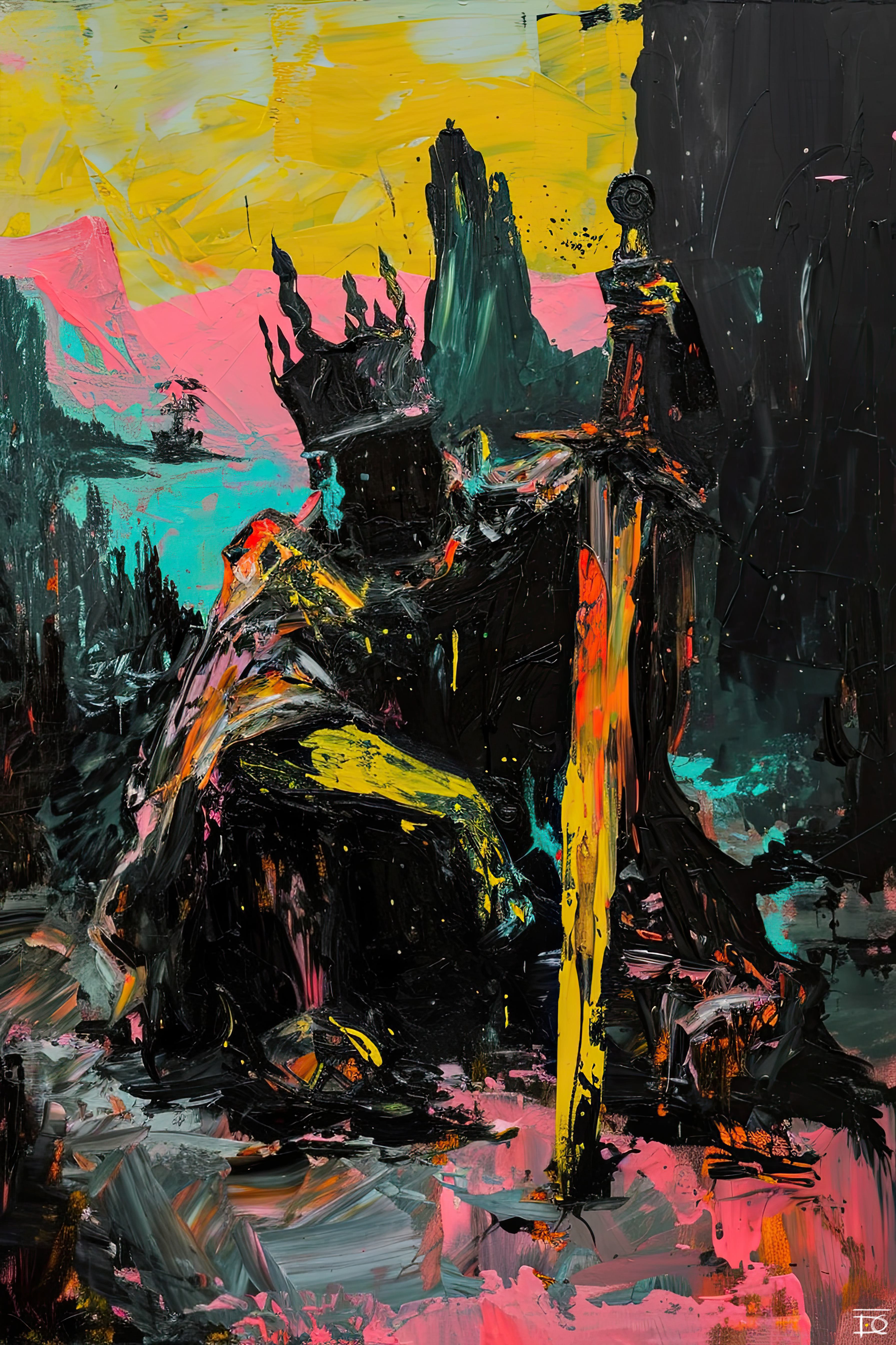 DocT, The King, from the collection Kingdom of the Dreamer. 2024.