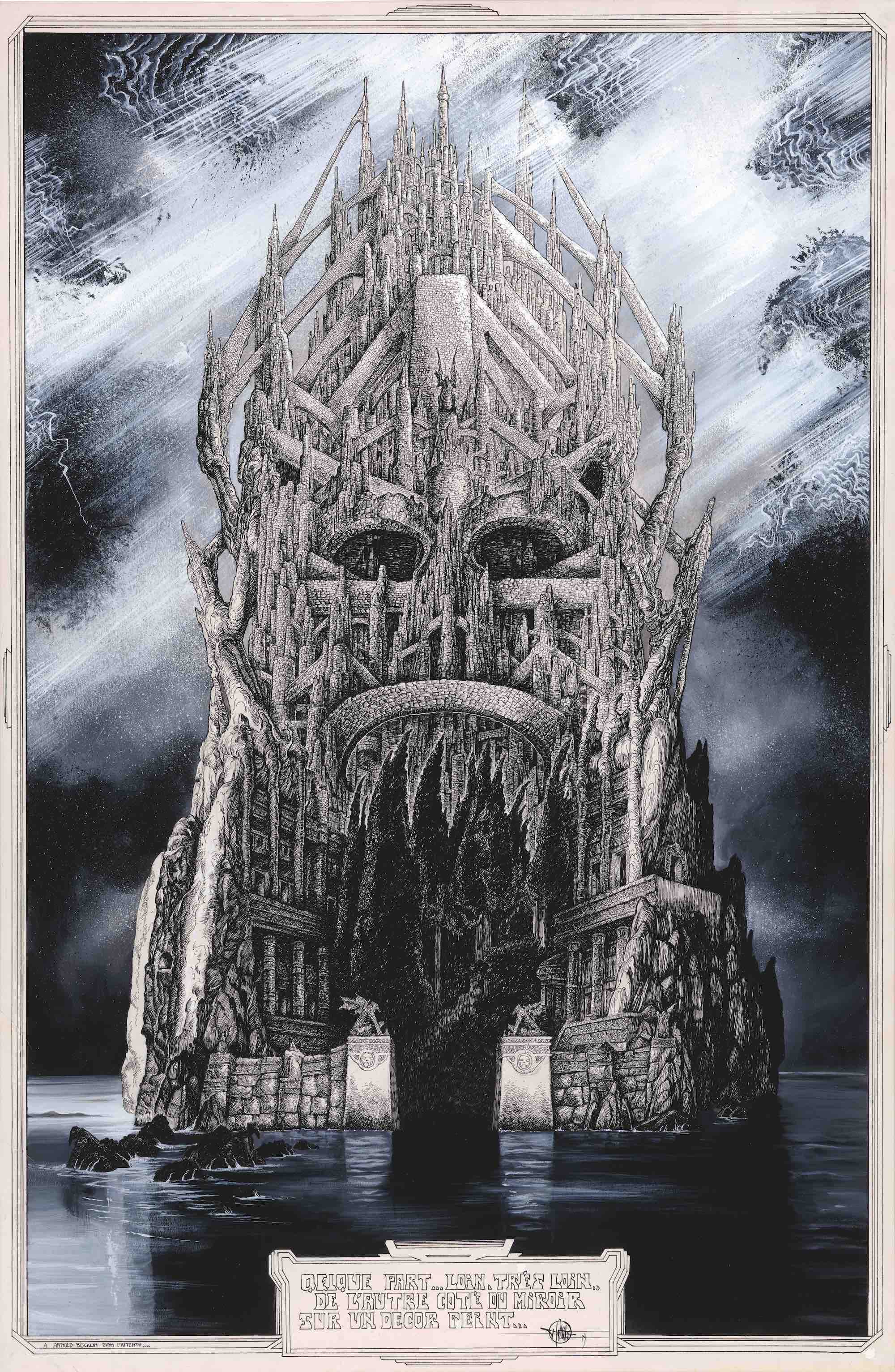 Board from Lone Sloane - Gail, published in 1977 (Edition Philippe Druillet)