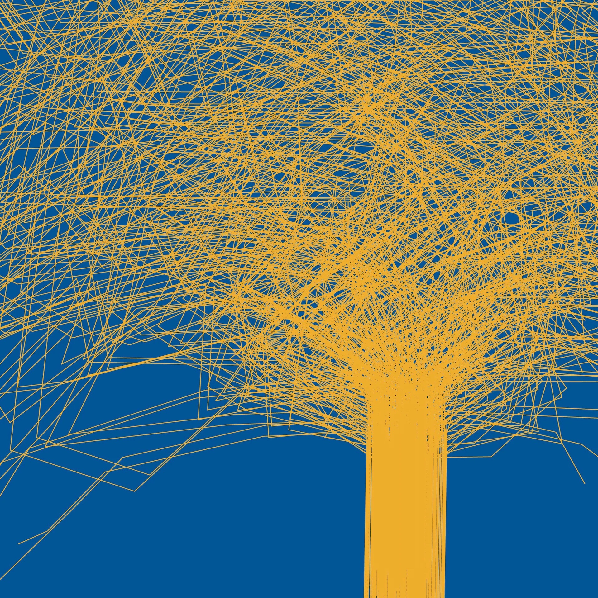 Hans Dehlinger, YELLOW TREE, 2001. 