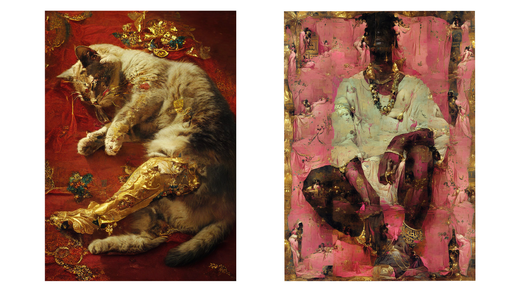 L: Marius 2 on Foundation @al_oner_one R: Alcove I on Objkt.com