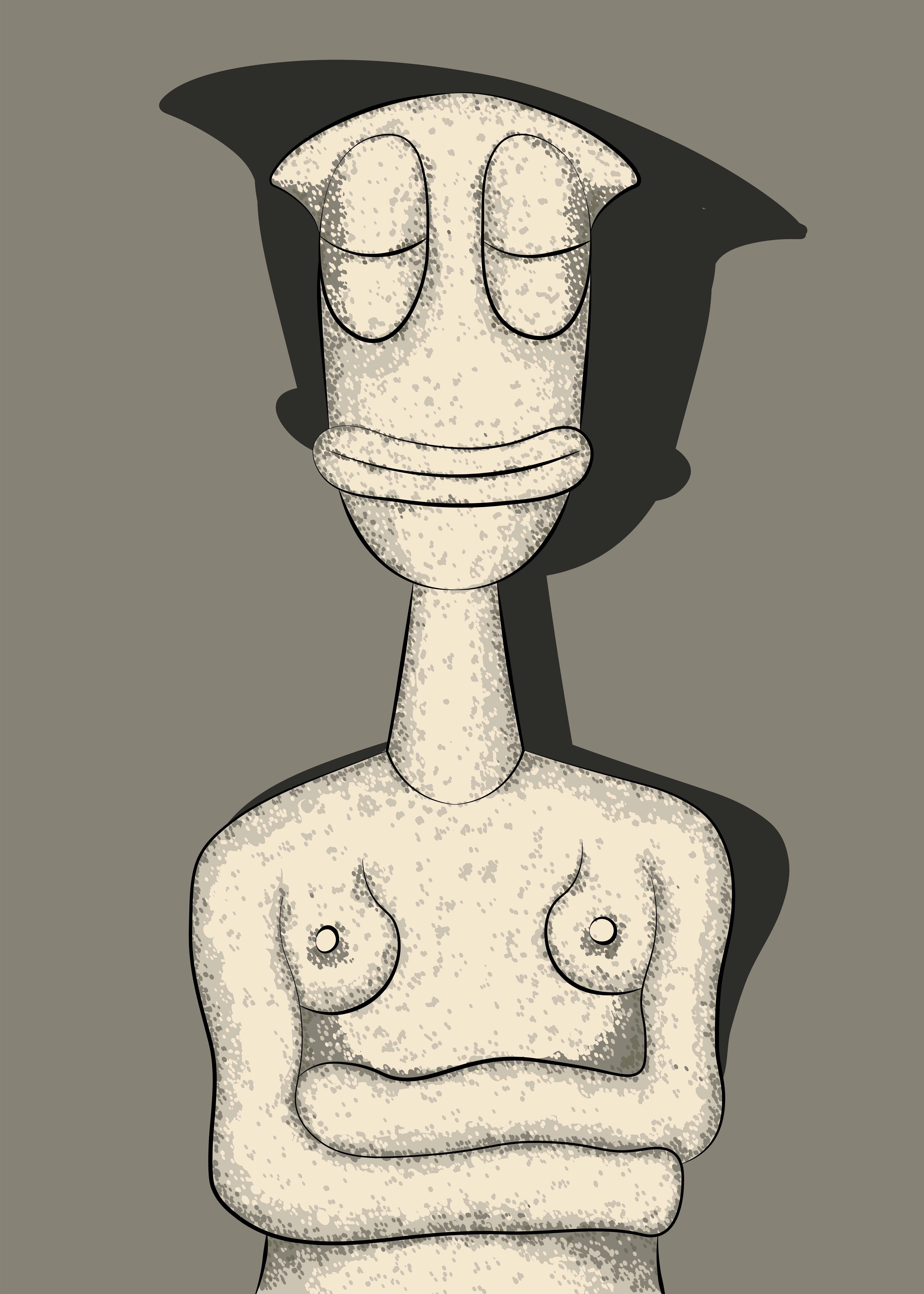 Upcoming NFT illustration FAF (Santorini)