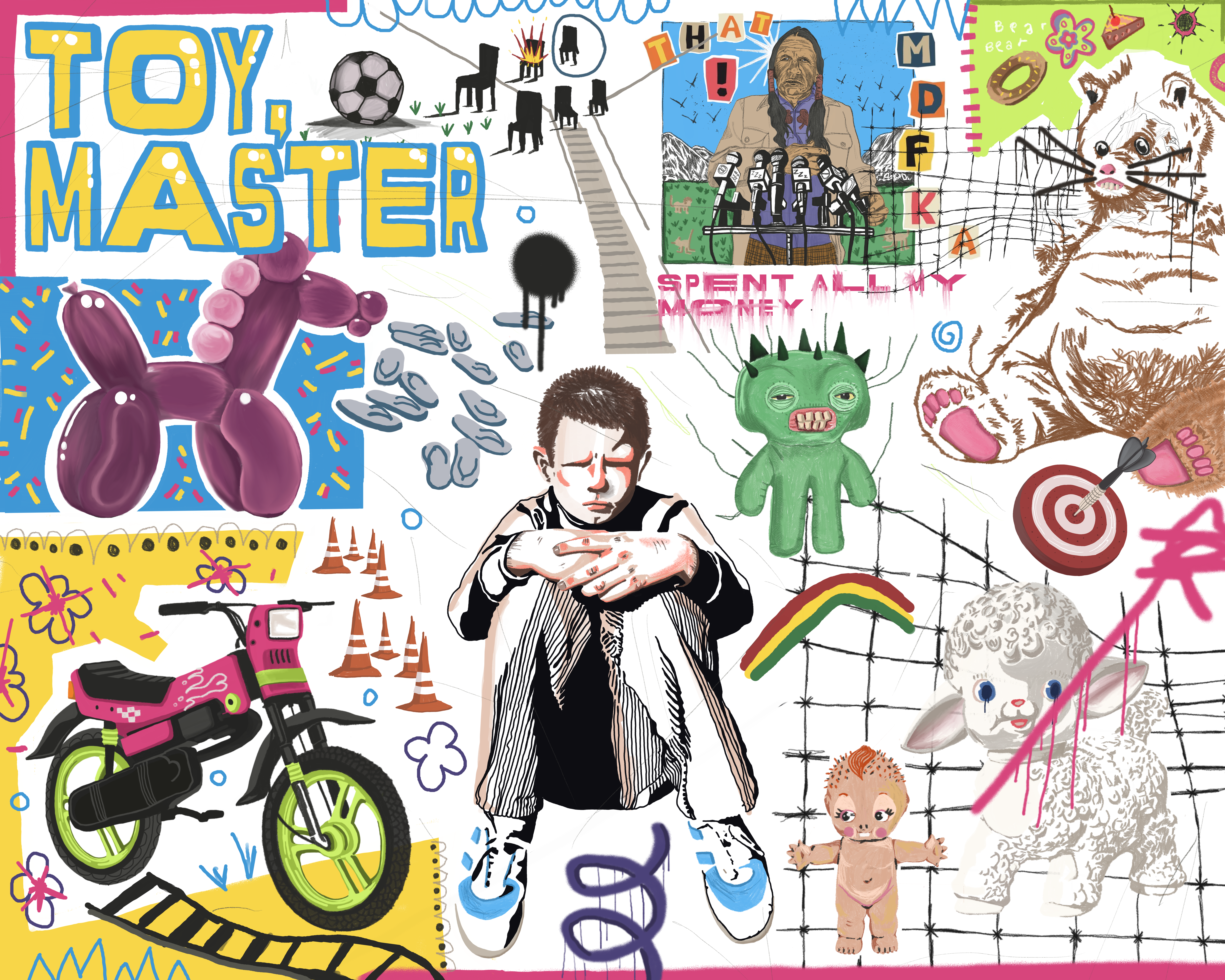 Pink Tea Trash - " Toy Master " I want everything, let my father take care of it