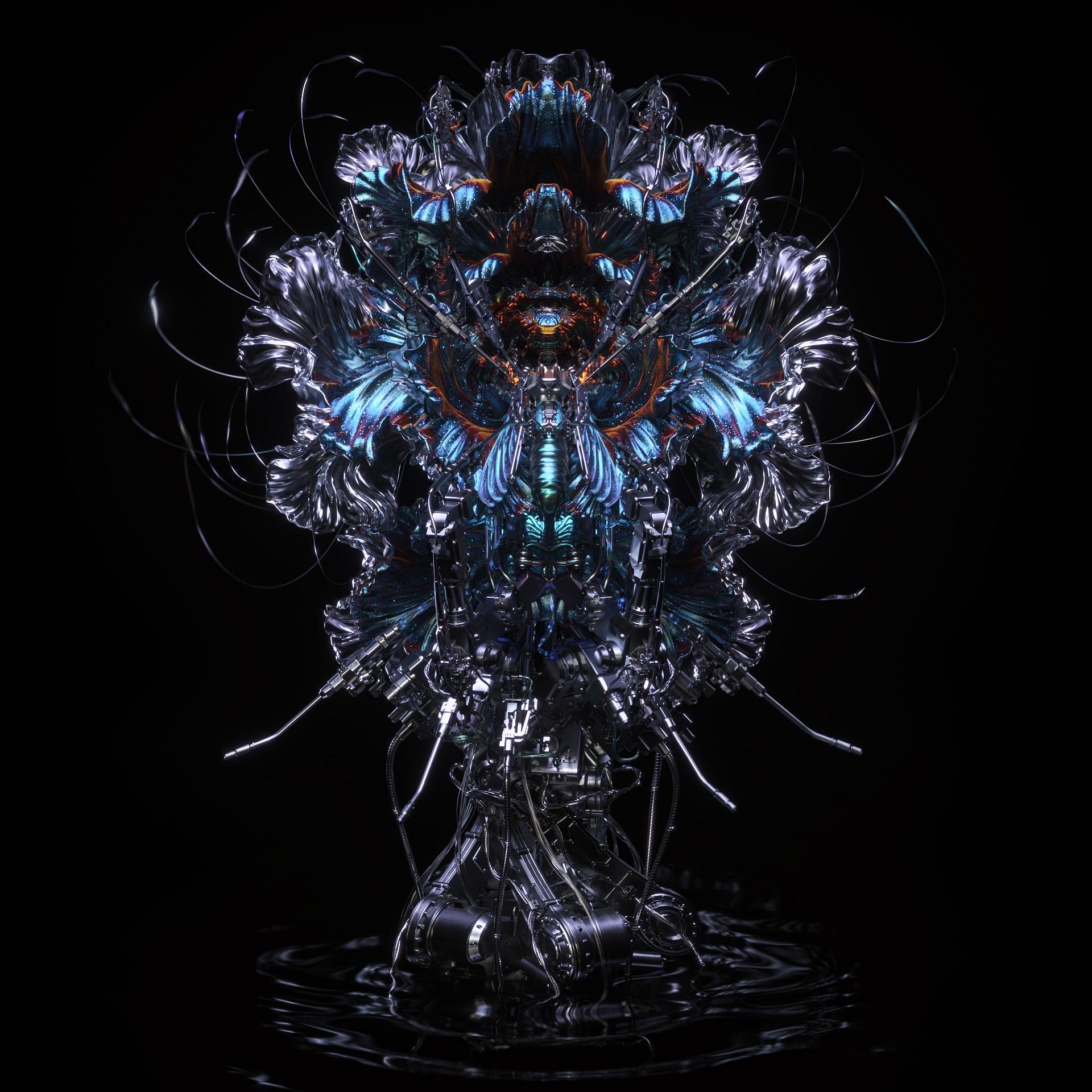 Technobotanica — Volaluxa. Edition of 1. Animated 3D-video