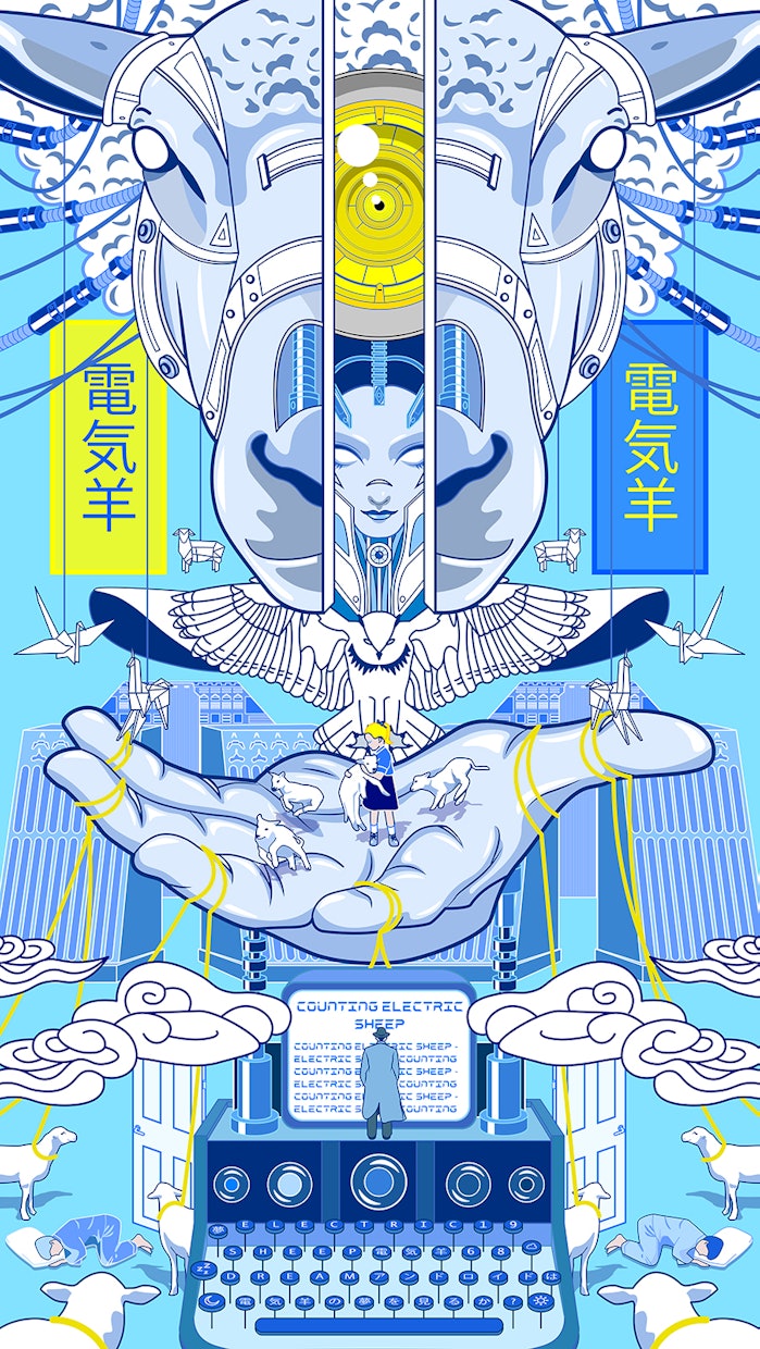 'Electric Sheep' by Fabiola Sangineto