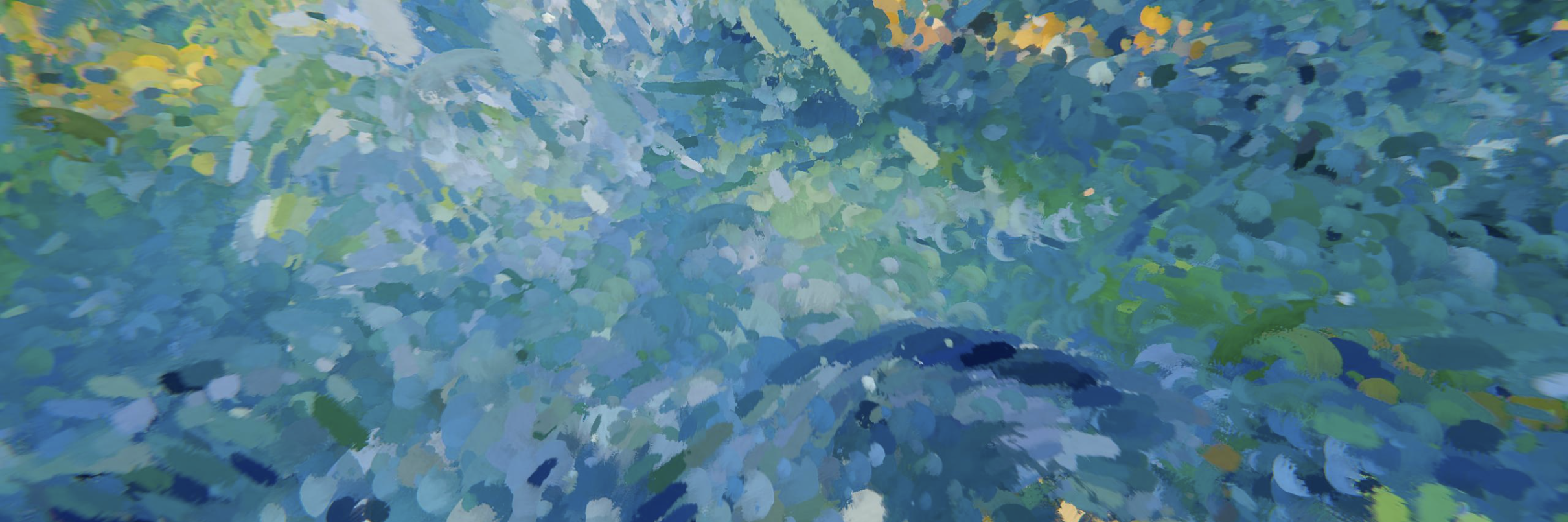 Still image of an "Imaginary Landscape" by Benjamin Bardou