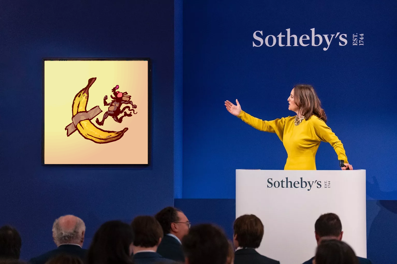 Banana Republic is not affiliated with Sotheby's 
