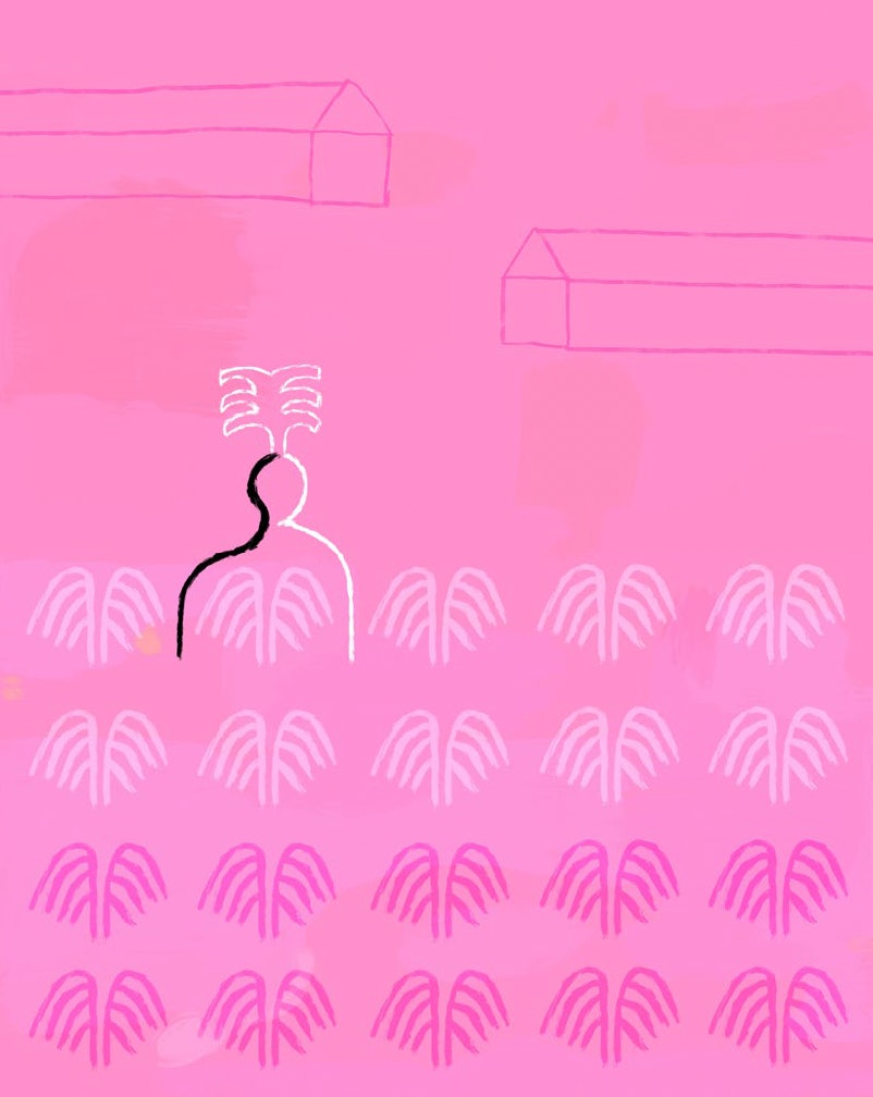 Lung-Head Man by Primitive RE. Edition of 10. Digital only