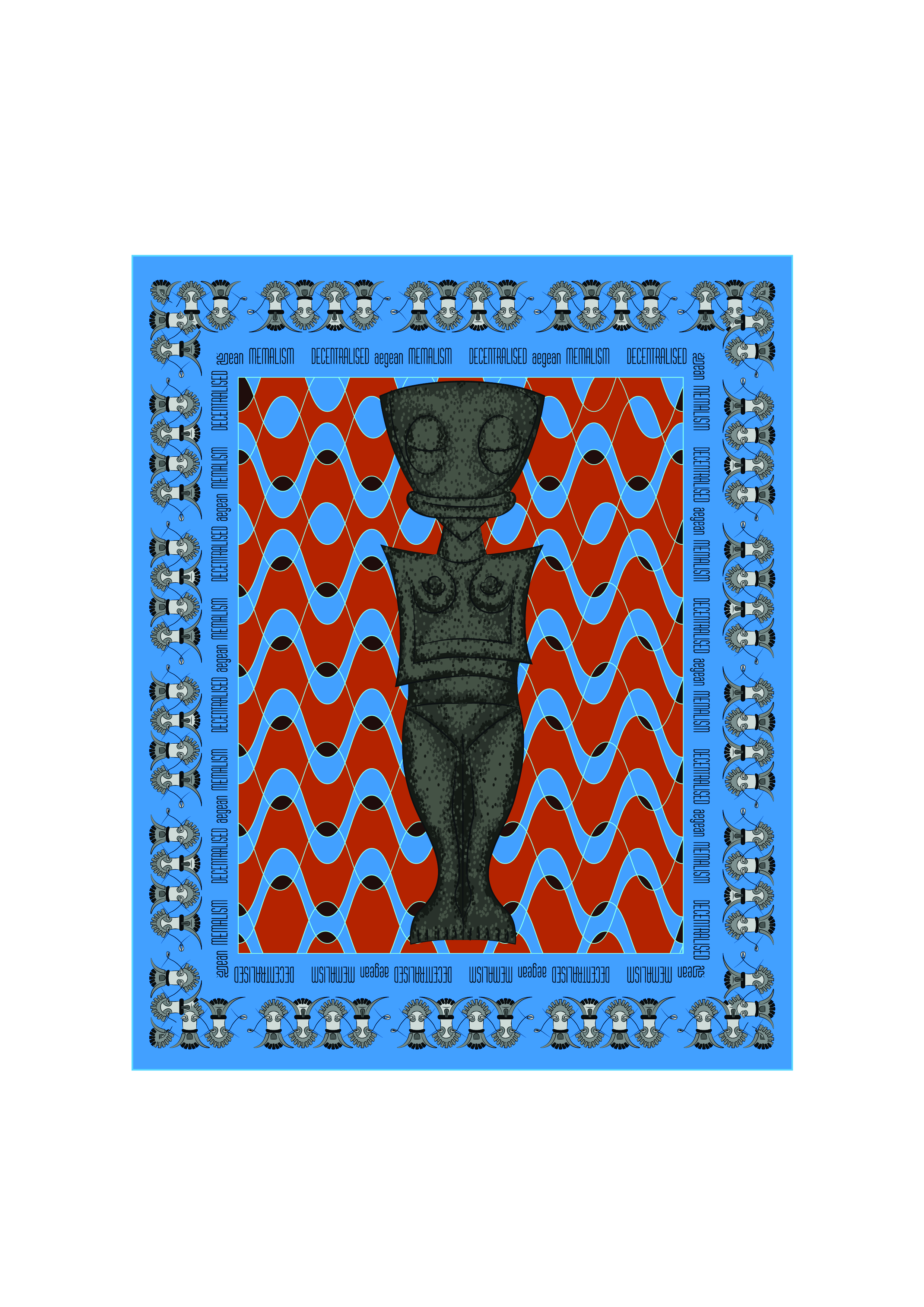 illustration with ornaments and patterns